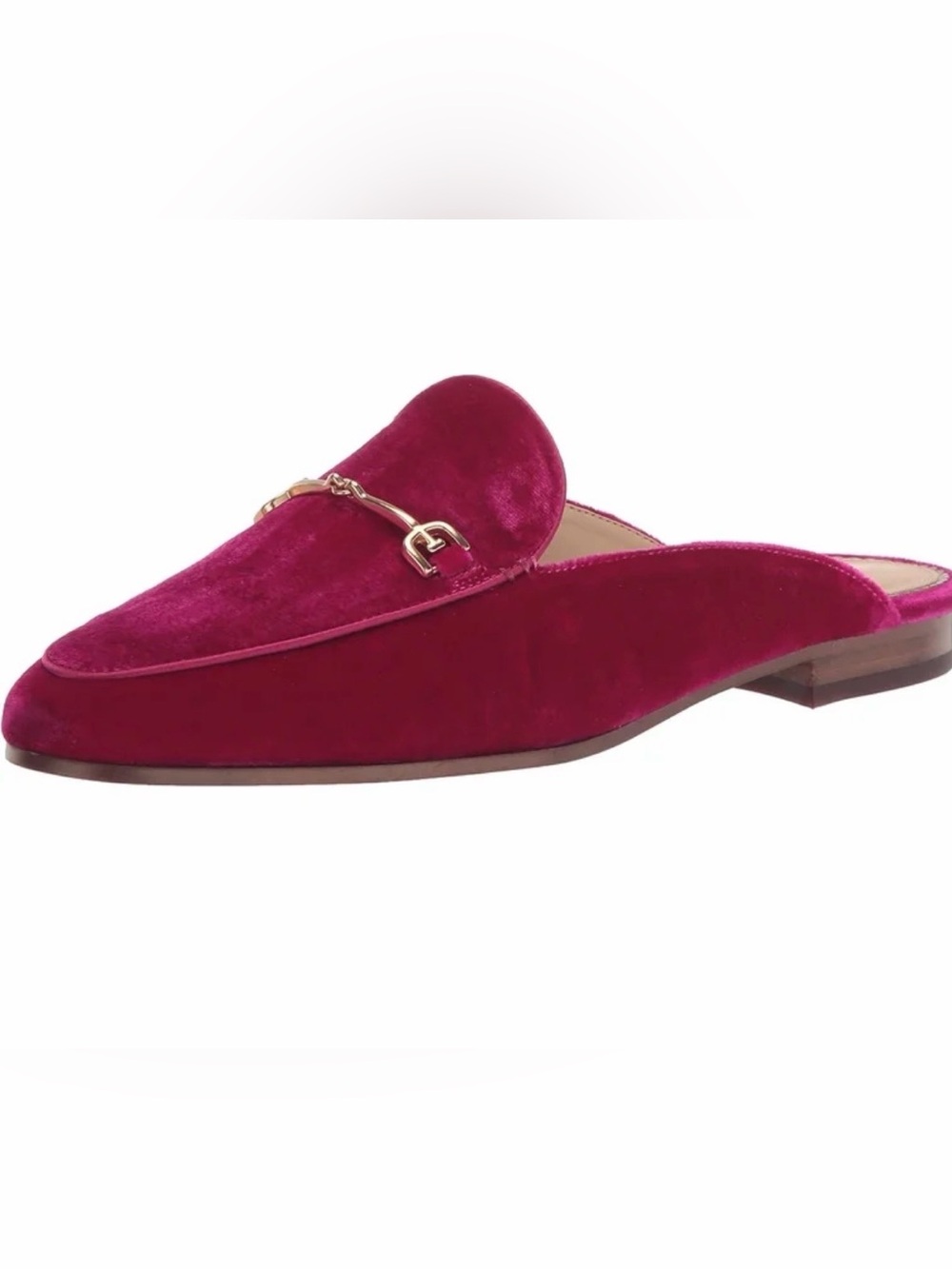 Sam Edelman Linnie Women's Raspberry Velvet Mule - Picture 9 of 10